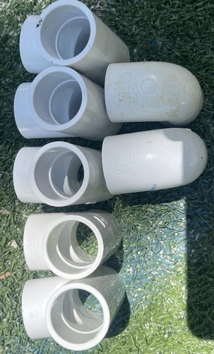 LASCO USA 1" PVC Schedule 40 - 5pc Tee 2 Elbow Plumbing Fittings 7 Pc Lot