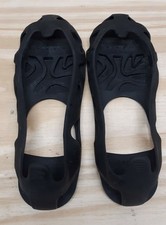 TAPfit Womens Large Slip-on Dance Workout Fitness Black Rubber Taps Shoe Covers
