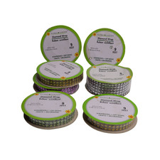 7 Rolls Of Floral Garden 9 Ft And 6 Ft Ribbon Rhinestone Ruban Scintillant Wrap