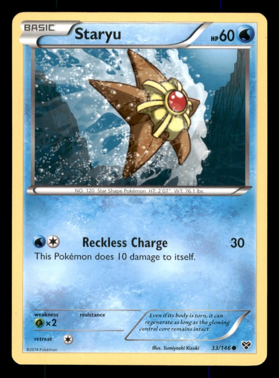 Staryu 33/146 XY Pokemon Lightly Played