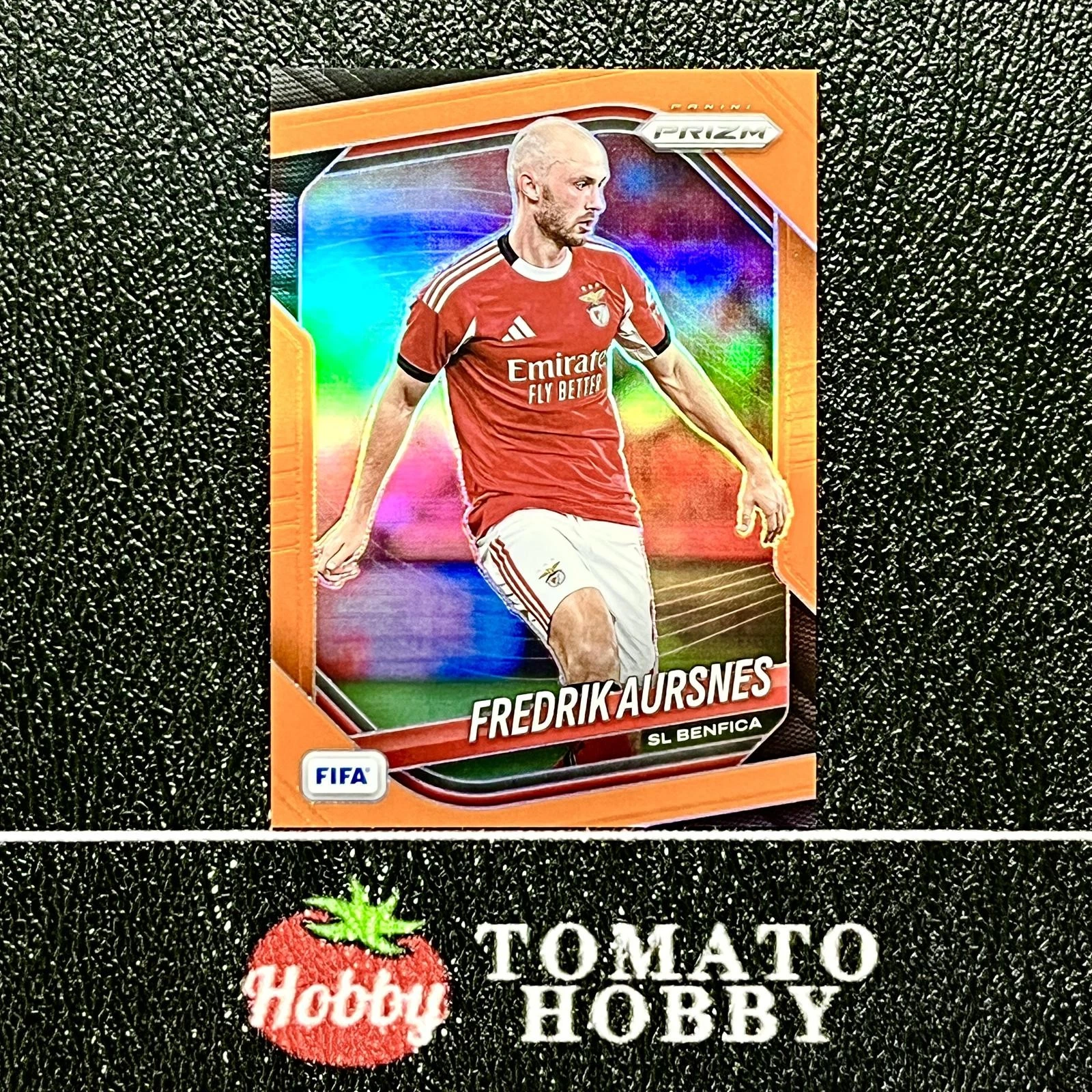 2025-26 Prizm Fredrik Aursnes Orange Refractor /125