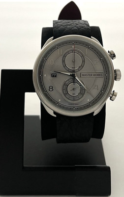 MASTERWORKS MEN'S CHRONOGRAPH QUARTZ STAINLESS STEEL WATCH MW17SUEDBKG0