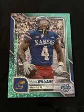 2025 Bowman U Chrome Leshon Williams #146 Aqua Mini-Diamond Refractor /325