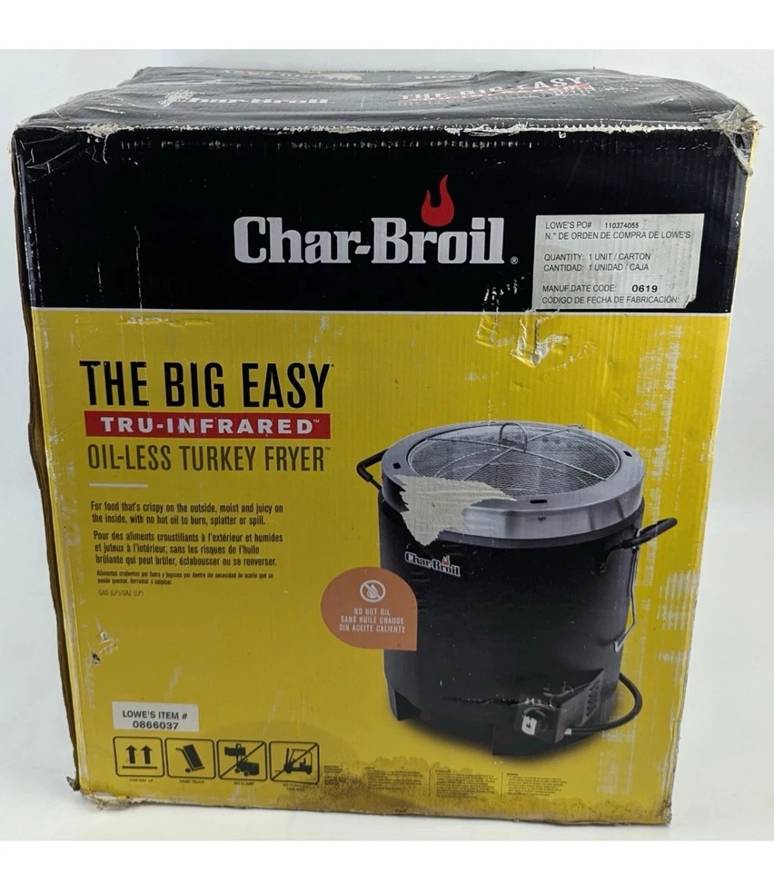 Char-Broil The Big Easy - Freidora de pavo sin aceite infrarrojo TRU - ¡Nueva caja abierta! Foto 3 de 4