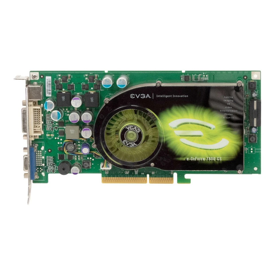 Graphics Card EVGA NVIDIA GEFORCE 7800 GS 256MB 256-A8-E506-AX AGP - Image 2 of 3
