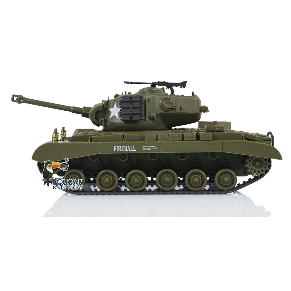 Heng Long 1/30 RC Assembled Tank Pershing M26 3841-02 Radio Control Tank Model - Image 4 of 4