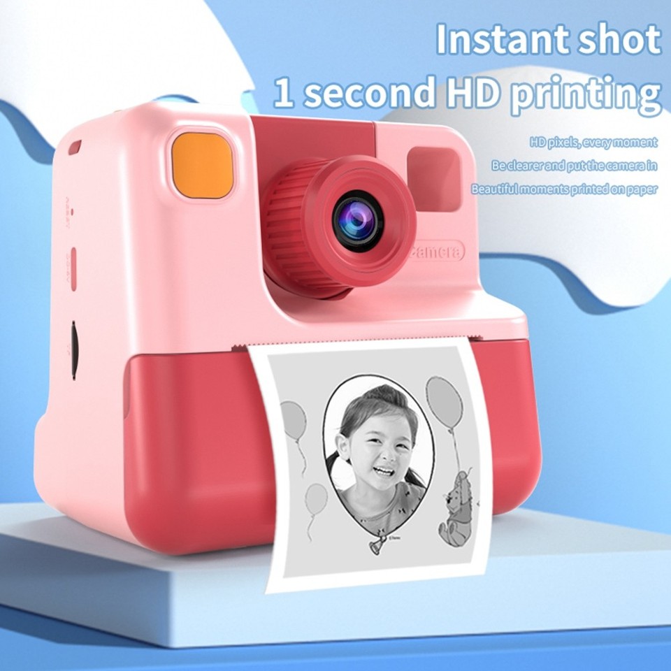 Kids Camera Print Camera 1080P Digital Camera Photo Child Toy Camera ...