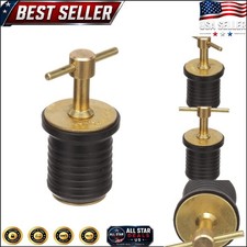 T-Handle Drain Plug for Boats   Easy Removal, Durable Brass Design