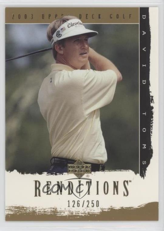 2003 Upper Deck Renditions Gold 126/250 David Toms #2 0c37