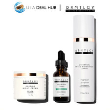 DRMTLGY Anti-Aging Bundle Needle-less Serum Night Cream Universal Tinted SPF 46