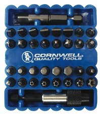 CBS350S Cornwell 1/4" Dr 35pc Power Bit Set