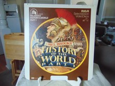 HISTORY OF THE WORLD PART 1 - MEL BROOKS - SelectaVision Video Disc 14" X 13"
