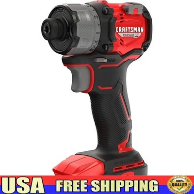 Brushless Motor Cordless Screwdriver 315 in-lbs Torque 15 Clutch LED Light New