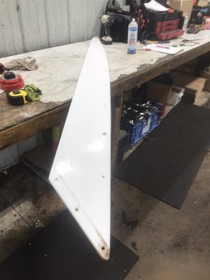 94 Chaparral 225 SLC Sport Boat left port side cover panel trim 