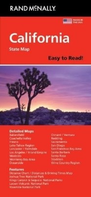 Rand McNally Rand McNally Easy to Read: California State Map (Map) (US IMPORT)