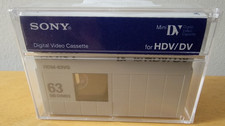 NEW SONY Digital Camcord Video CASSETTE. HDV/DV Mini DV HDM-63VG. One Tape.