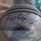 Barry Sanders Detroit Lions Signed Autographed Mini Helmet