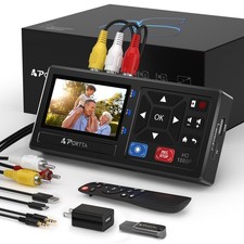 VHS to Digital Converter with 128GB USB3.0 Flash Drive, Video to Digital Reco...