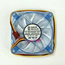 1 Pc. New DFC701512L Cooling Fan 7015 DC12V 1.9W 7CM 3Pin W/ Blue LED