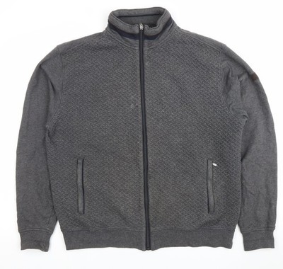 Baileys Sweatshirtjacke Herren grau XL Full Zip mit Taschen