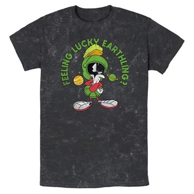 Men's Looney Tunes Feeling Lucky Earthling? T-Shirt