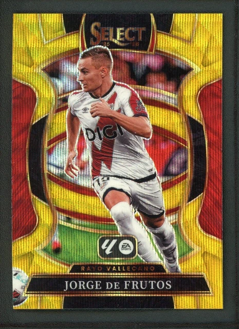 2025-26 JORGE DE FRUTOS 03/10 PANINI SELECT LA LIGA TERRACE WAVE GOLD