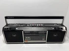 Vintage SONY CFS-280 AM FM Radio Tape Cassette Boombox TESTED AND WORKING!