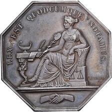 [#1528742] France, Token, Notaires de l'Arrondissement de Bordeaux, Silver, Tiol