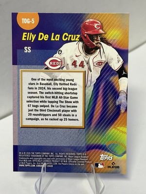 Elly De La Cruz #TOG-5 Topps Series One 2026 - Titans of the Game