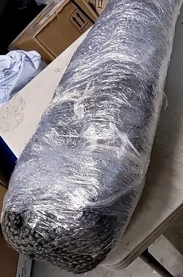 Anji Mountain AMB0329-060R 6 pies x 6 pies Alfombra redonda de yute gris Kerala Foto 2 de 4