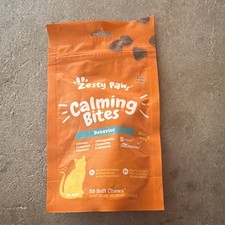 Zesty Paws Calming Bites Soft Snack for Cats Bacon Calmness All Ages