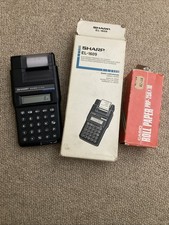 Vintage Sharp EL-1609 Electronic printing Calculator - Printer Not Working