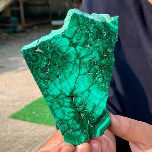 181G Natural Malachite transparent cluster rough mineral sample - Picture 11 of 24