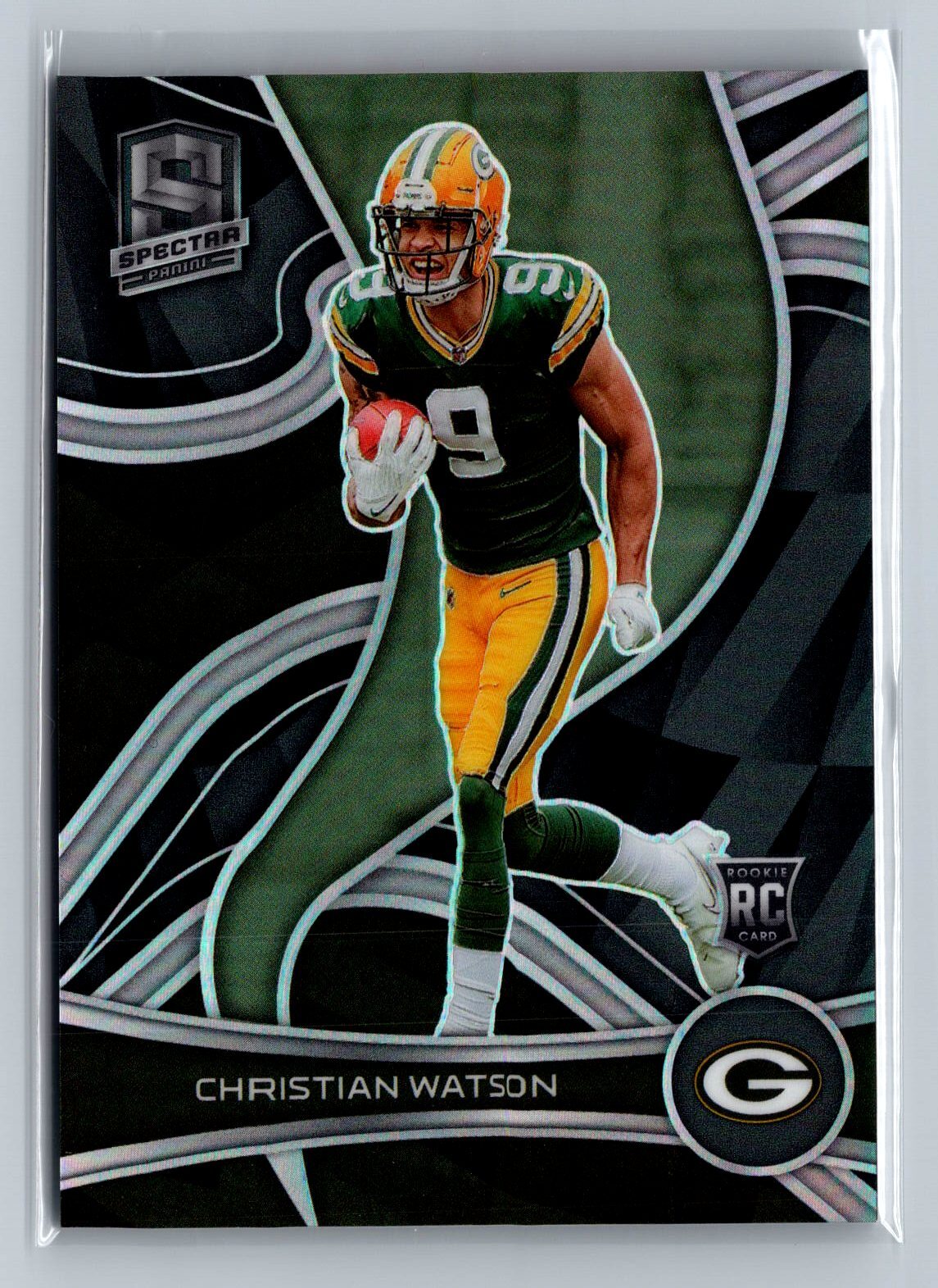 2022 Panini Spectra Christian Watson Silver #154 Green Bay Packers