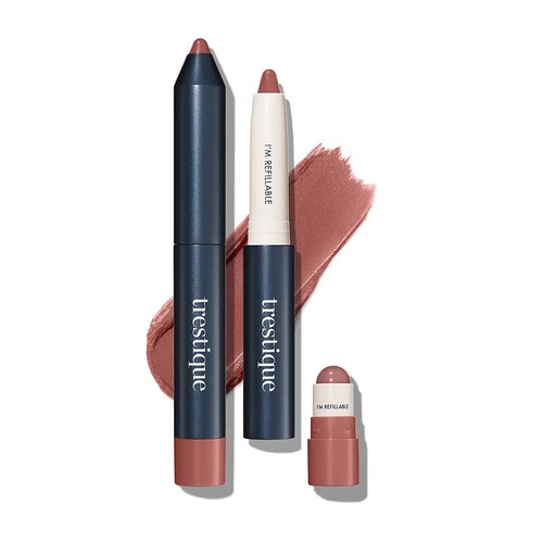 treStiQue Matte Lip Crayon, Matte Lipstick With Built-in Lip Gloss Balm, 2-in-1 - Picture 12 of 12