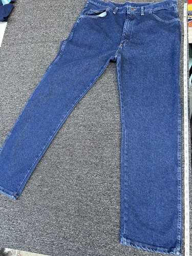 Wrangler Denim Men's Jeans Straight Leg Regular Fit Size 38x32 - Picture 14 of 14