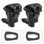 2Pcs Windscreen Washer Wiper Sprayer Nozzle Car Front Window Spray Jet Universal