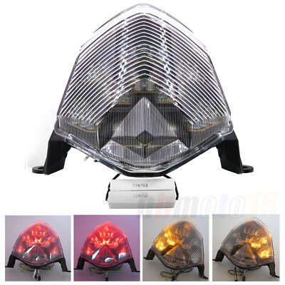 Tail Brake Light Clear w/ Turn Signals For Kawasaki Z750 Z1000 ZX
