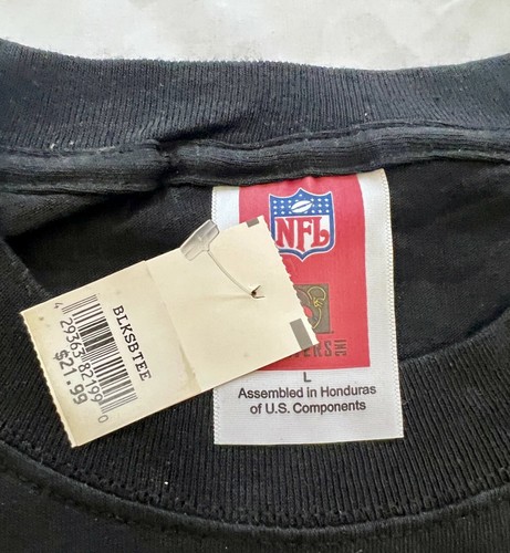 Super Bowl XXXVIII T-Shirt w/ Hologram NWT Black L Patriots/Panthers Tom Brady - Picture 4 of 6