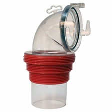 Valterra LLC Clear F02-3112CL EZ Coupler 90 Bayonet Sewer Fitting