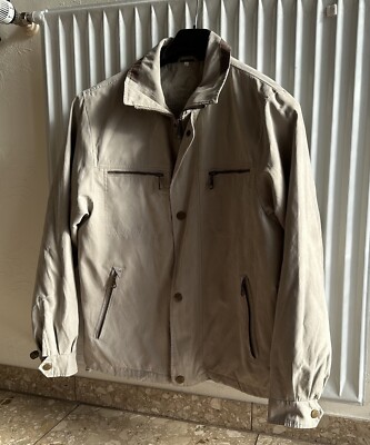 Walbusch Beige Sommerjacken Longbeach Herren-Jacke Beige