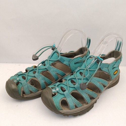 KEEN Womens Whisper Water Friendly Sport Hiking Walking Teal Sandal Size 8.5 - Picture 4 of 10