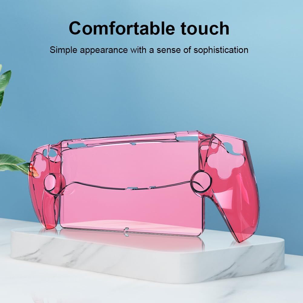 Pink Case for PS5 Playstation Portal Handheld Remote Player Cover