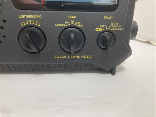 HQ ISSUE Emergency Radio Hand Crank Solar Portable AM FM NOAA Weather Alert EUC - Picture 3 of 16