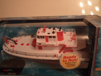 new bright remote control boat san francisco fire & rescue 19 inch