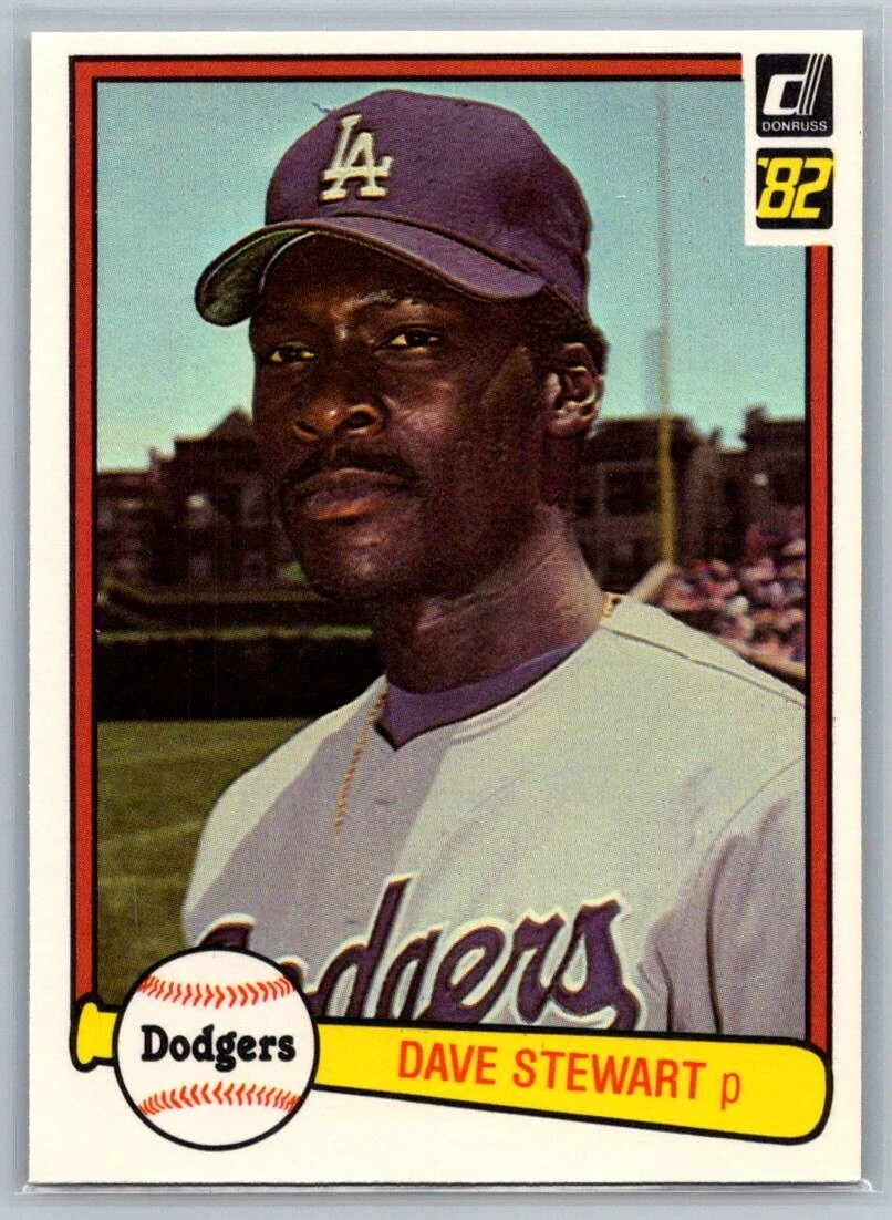 Dave Stewart trading card