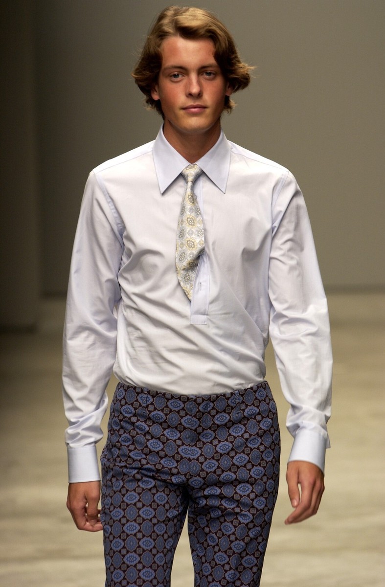 パンツ PRADA WIDE-LEG PAISLEY PRINT TWILL TROUSERS Women's Prada Wide-leg and palazzo pants | Lyst