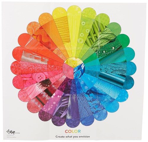 Studio Color Wheel 28"X28" Double-Sided Poster, 20147 - Picture 2 of 2