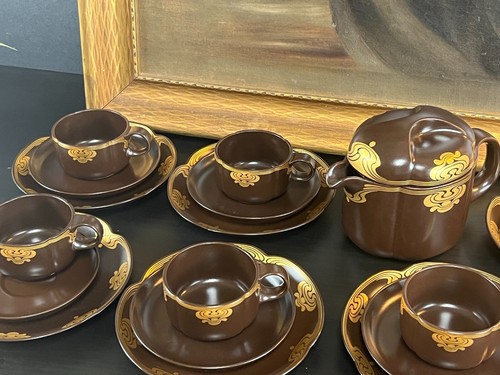 24 pcs. Vintage Rosenthal Studio Line Bodil Bjorn Wiinblad Design Tea Set - Picture 7 of 14