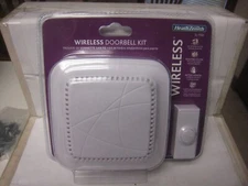 Heath Zenith SL-7309-03 White Plastic Wireless Door Chime Kit